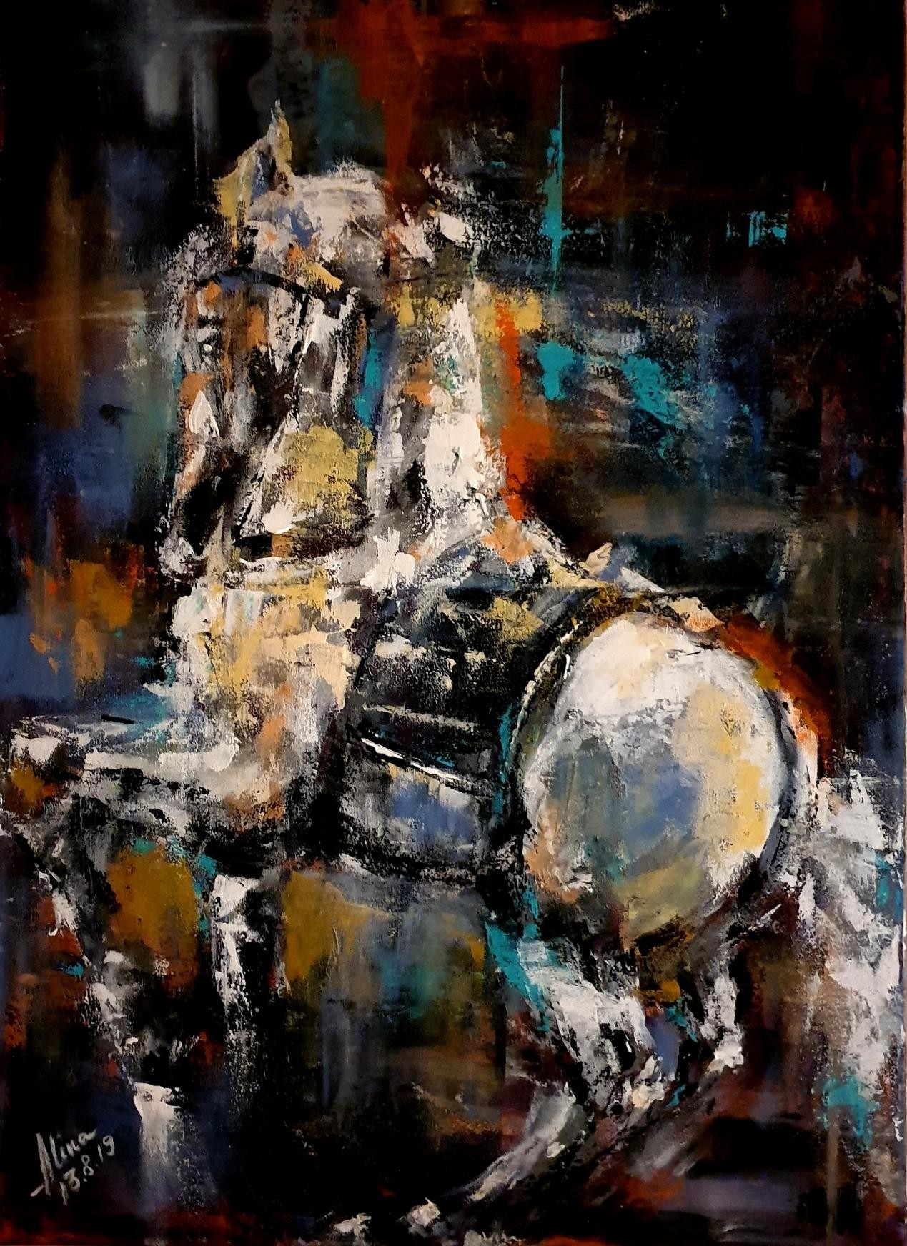 ArteDiAlina.com painting: Rising up
